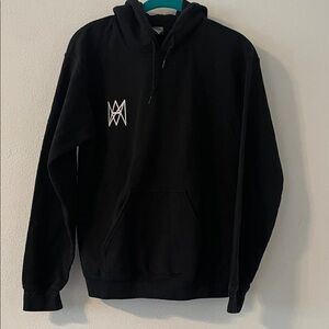 Gildan Heavy Blend Black Hoodie Sz Small